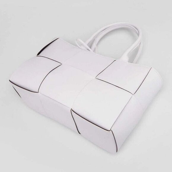 Bottega Veneta Light Purple Intrecciato Woven Nappa Leather Small Arco Tote Bag - Picture 3 of 11